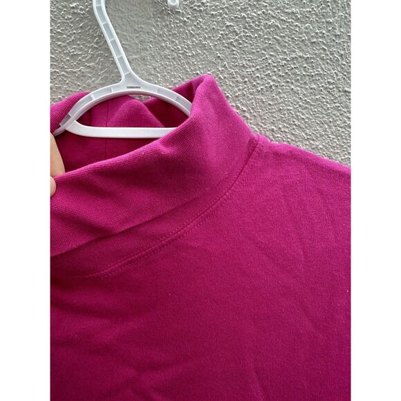 Studio Works Womens Shirt Size XL Turtleneck Pink Long Sleeve - Picture 3 of 11